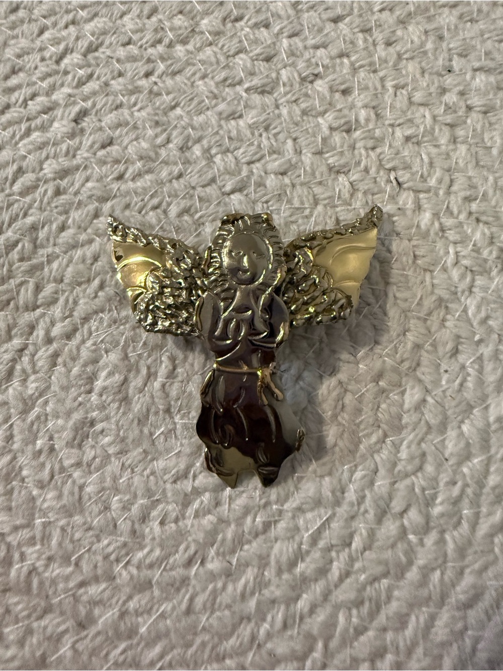 Gold Angel Wall Accent - Decorative Home Accent